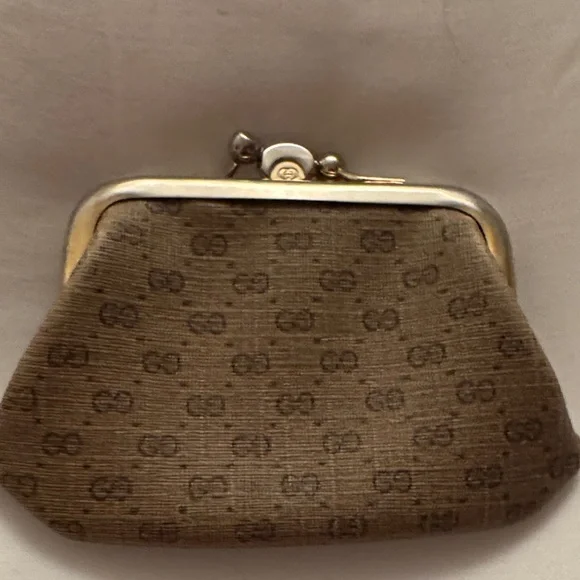 Gucci Vintage GG logo kisslock change purse - Picture 4 of 9